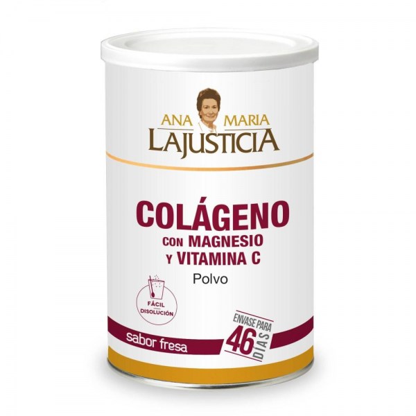 ana maria lajusticia colageno con magnesio y vitamina c 350 g sabor fresa