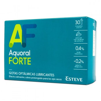 aquoral forte gotas oftalmicas 30 monodosis