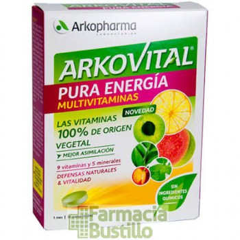 arkovital pura energia 30 comp