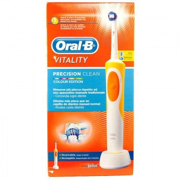 cepillo dental oral b vitality precision clean naranja