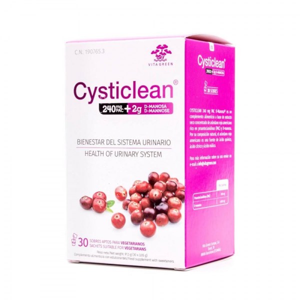 cysticlean d manosa 30 sobres